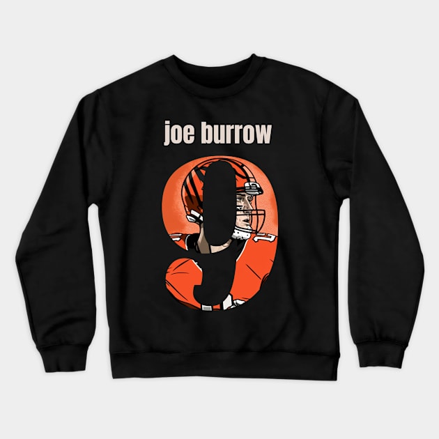 joe burrow cute graphic design Crewneck Sweatshirt by Nasromaystro